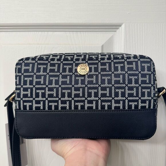 Tommy Hilfiger Black and White Crossbody Bag - Picture 3 of 3